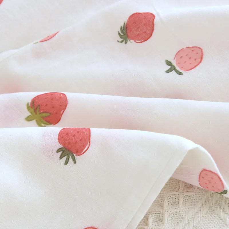 Strawberry Cotton Pajama Set