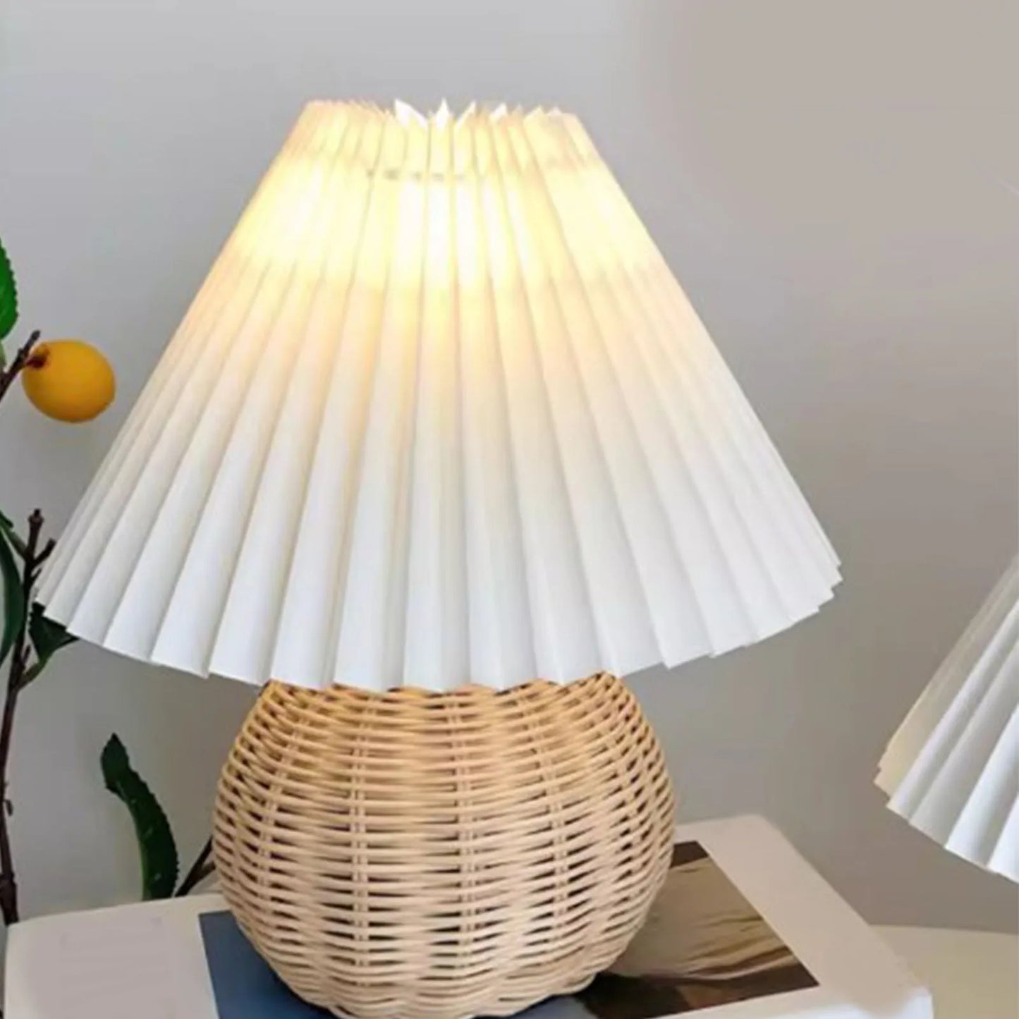 Vintage Rattan Lamp