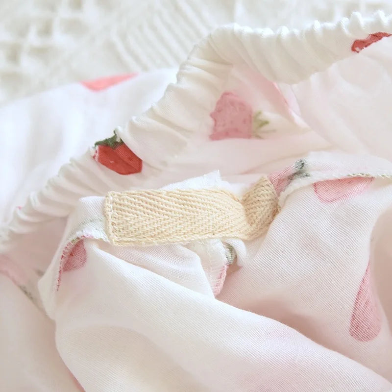Strawberry Cotton Pajama Set